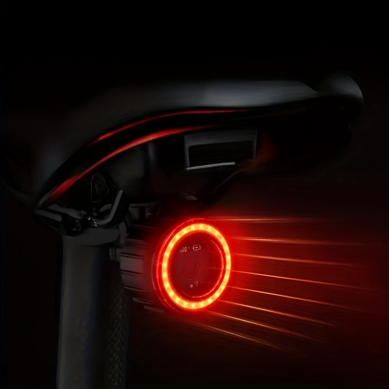 TWOOC Smart Bike Rear Light, Auto Start Stop Brake Sensing LED Charging Cycling Smart Bicycle Taillight