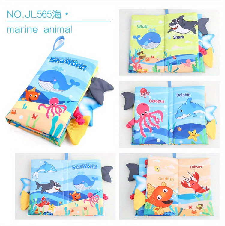 [Touch Feel Books] Touch Feel Cloth Books | Crinkle Soft Sensory Toys | Christmas Stocking Stuffers Gifts