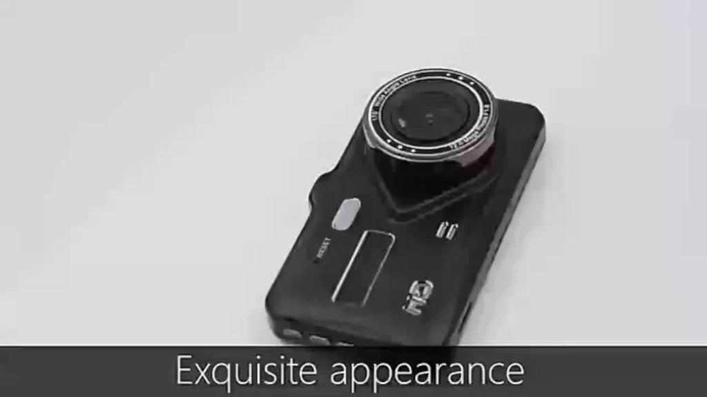 HD 1080P Night Vision Dash Cam - CAR DVR Car Video Recorder - Front And 720P Rear Camera Vehicle Black Box Driver Recorder