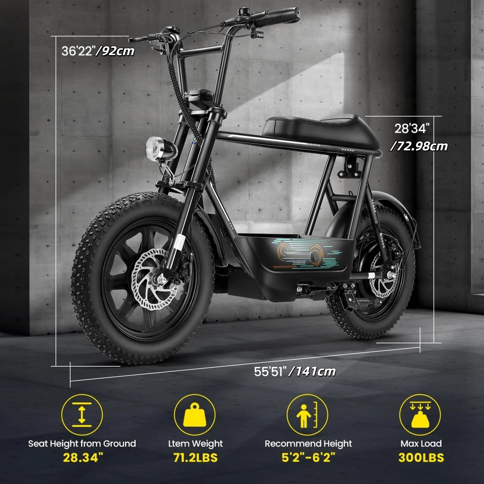 Caroma 500W Electric Scooter for Adults with Seat & Basket - 16" All-Terrain Tires, 20MPH Top Speed, 25 Miles Range, Dual Disc Brakes, LCD Display, Rechargeable Battery, Aluminum Alloy, Mixed Colors, Inflatable Tires, 48V 7.8