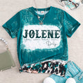 Toddler Babies Unisex Graphic T Shirts With Leopard & Letter Print Crew Neck Casual Summer Tops, Kids Clothing