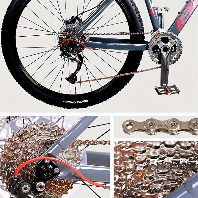TOOPRE Ultralight Bicycle Chain - 116 Links for MTB, Road, and Folding Bikes - Compatible with 8S-12S Speeds - Smooth and Durable Riding Experience