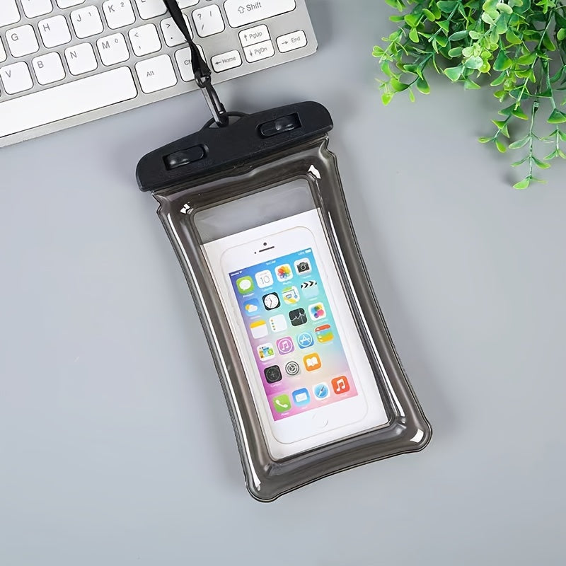 1pc Oversized Waterproof Bag-Keep Your Smartphone Dry And Protected Underwater! Perfect For Underwater Activities, Beach, Swimming, Surfing And Rafting