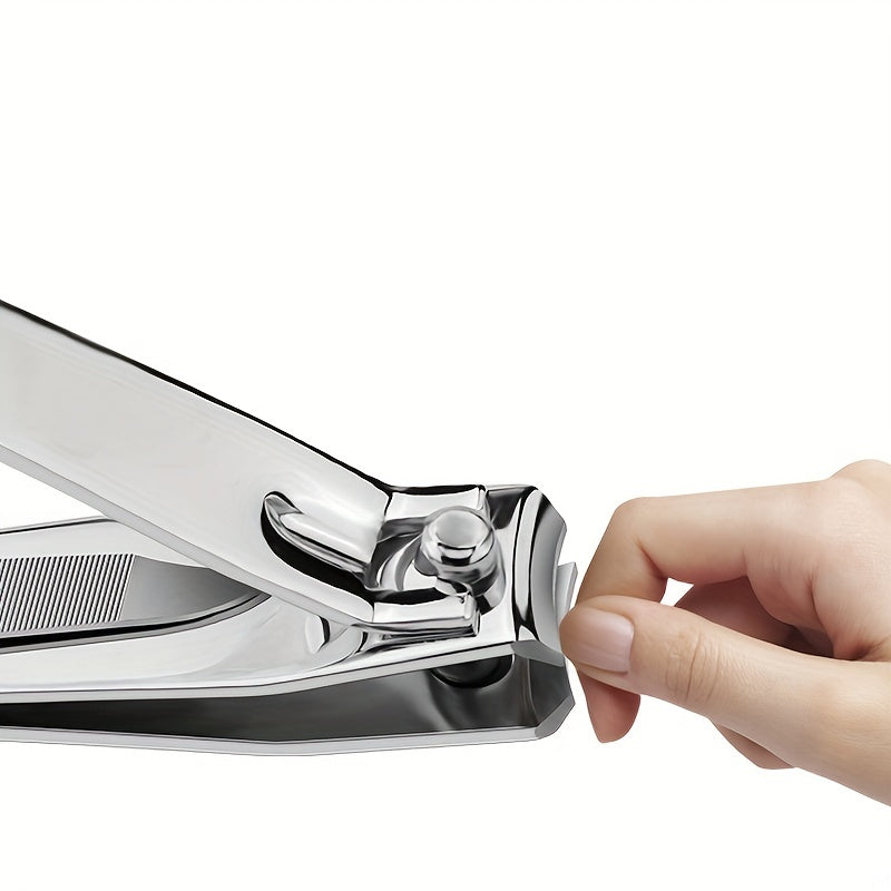 Heavy Duty Stainless Steel Nail Clippers for Men and Women - Perfect for Thick Fingernails and Toenails