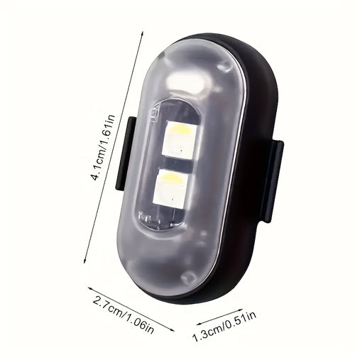 4/6pcs Wireless LED Strip Lights - 8-Color High-Brightness Anti-Collision Lighting with Remote Control, USB Charging, And Waterproof Design for Cars, Drones, Aircraft, Motorcycles, And Bikes