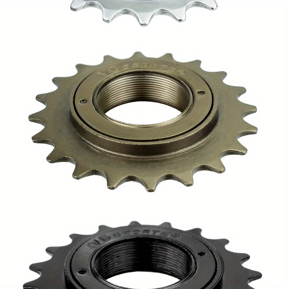 1pc VG Sports 16T/18T/20T/22T/24T 34MM Bicycle Flywheel Single Speed Bicycle Flywheel Sprocket 1 Speed Gear For BMX Flywheel Sprocket Gear Bike Accessories