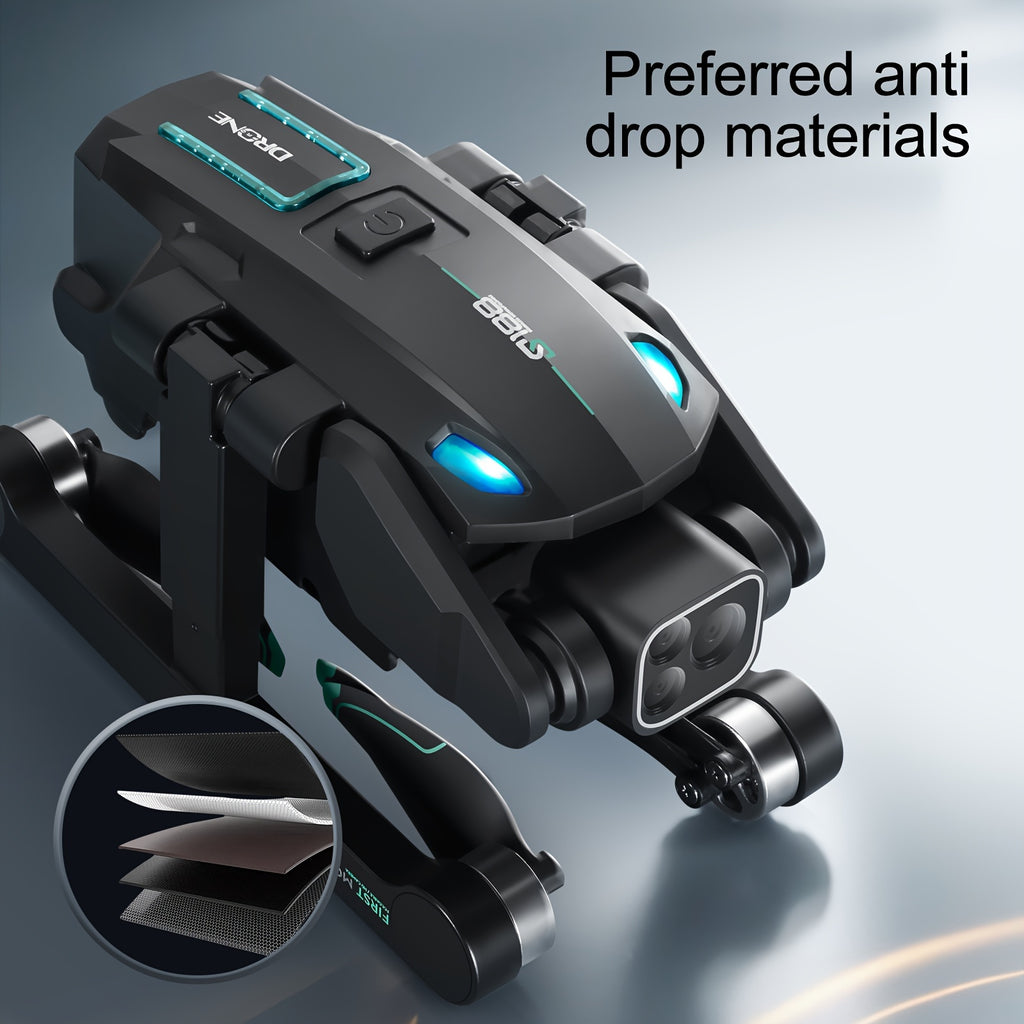 2024 GPS Drones with Camera for Adults 4K, 180° Obstacle Avoidance, Brushless Motor, 5G WiFi Transmission, Smart Return Home, Professional FPV Drone for Beginner, 36Mins Long Flight+ 2Batteries