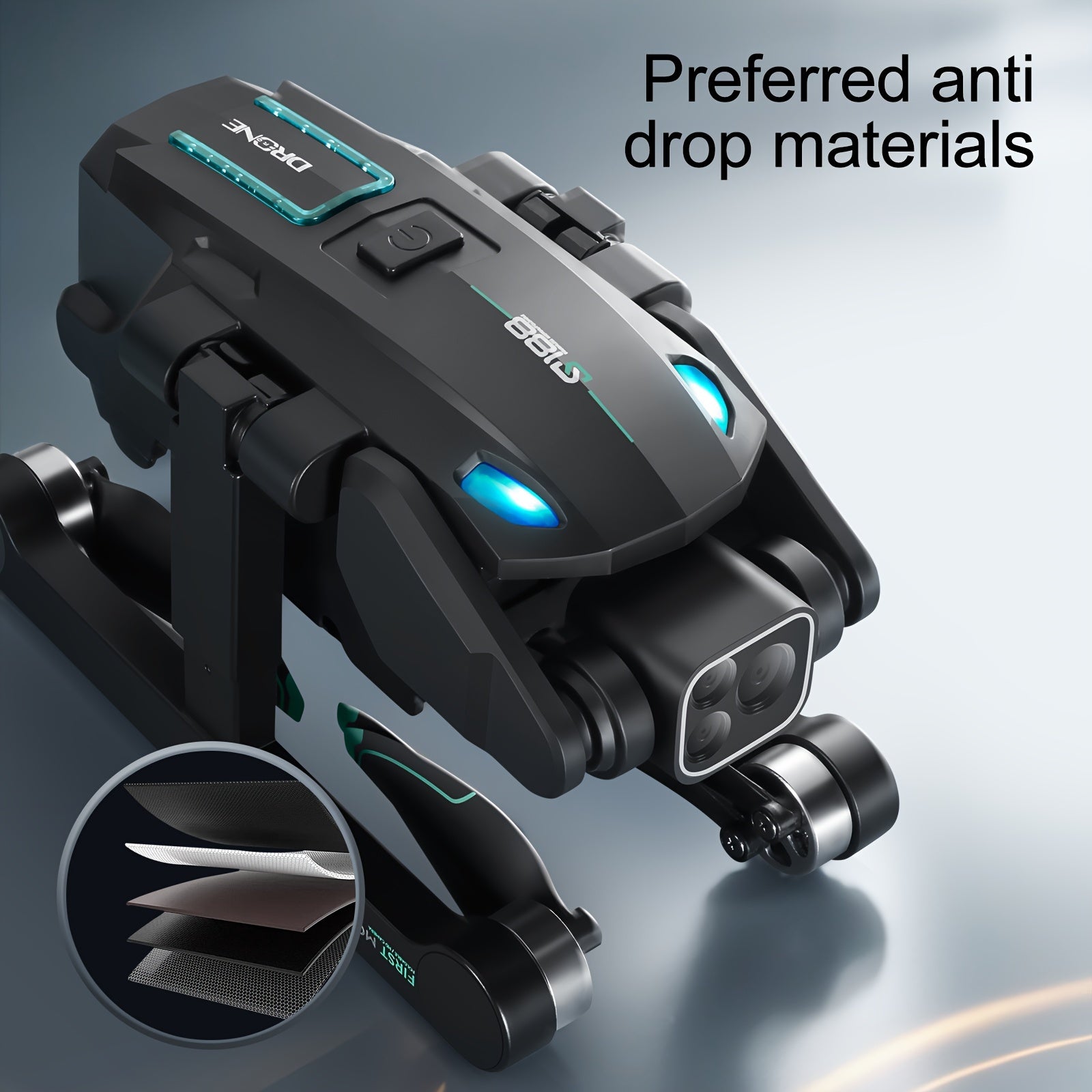 2024 GPS Drones with Camera for Adults 4K, 180° Obstacle Avoidance, Brushless Motor, 5G WiFi Transmission, Smart Return Home, Professional FPV Drone for Beginner, 36Mins Long Flight+ 2Batteries