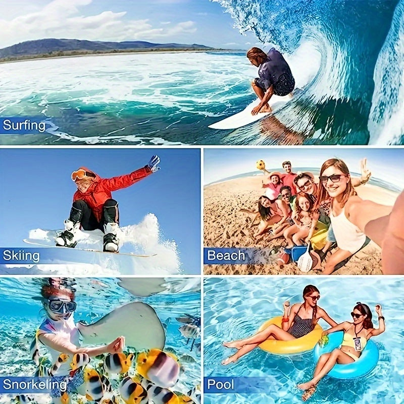 1pc Oversized Waterproof Bag-Keep Your Smartphone Dry And Protected Underwater! Perfect For Underwater Activities, Beach, Swimming, Surfing And Rafting