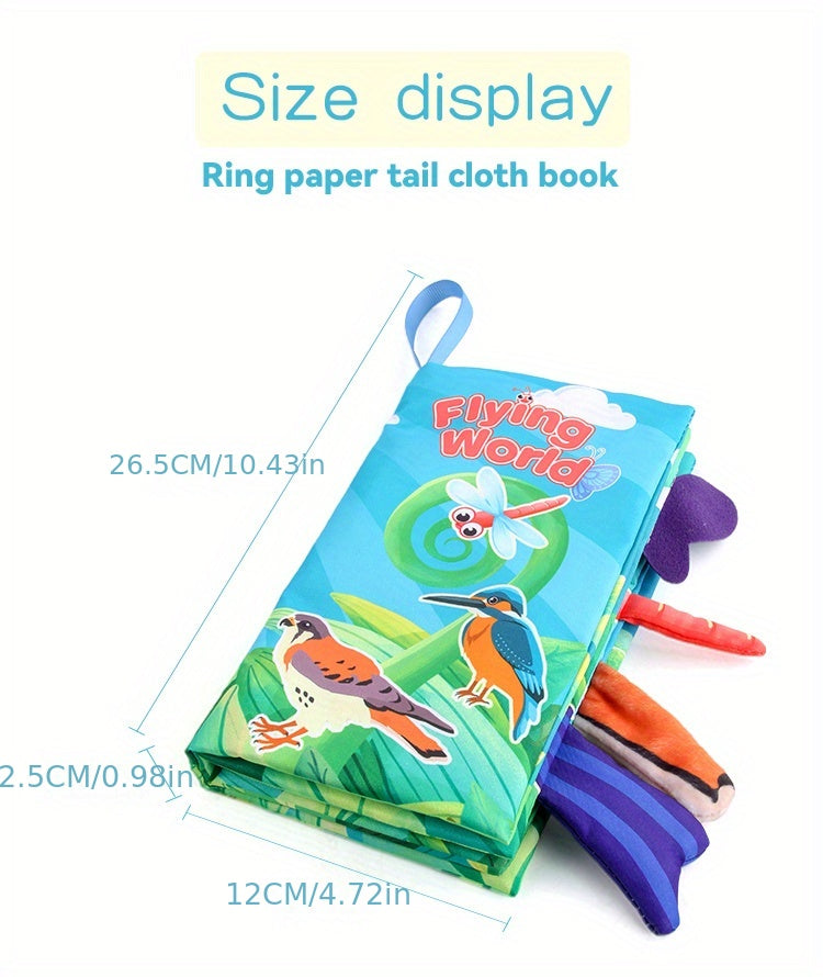 [Touch Feel Books] Touch Feel Cloth Books | Crinkle Soft Sensory Toys | Christmas Stocking Stuffers Gifts