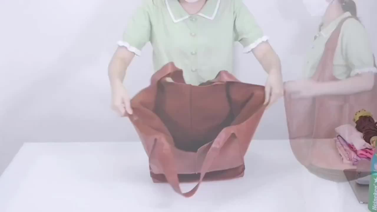 Rretro Handmade Big Beach Tote Bag High Capacity Zipper Shoulder Tote Bags Solid Color Multifunction Handbags for Ladies