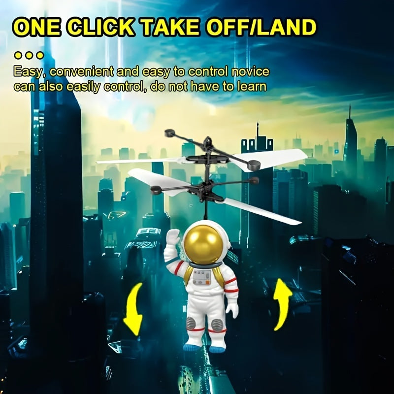 Astronaut Sensing Aircraft, Astronauts, Drones, One-click Sensing, Take-off And Landing, Durable, Fall And Crash Resistant, Suitable For Halloween And Christmas Time As A Gift To Children And Children