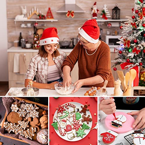 Stainless Steel Snowflake Cookie Molds - 5pcs DIY Baking Cake Ice Handmade Molds
