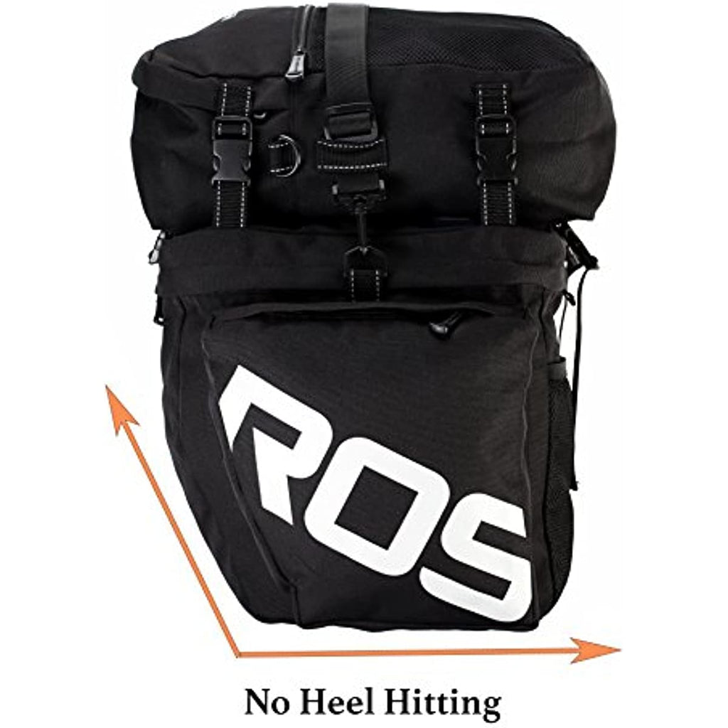 [Large Capacity Bicycle Pannier] Large Capacity Multifunctional Bicycle Rear Rack Pannier Bag | Back Seat Cargo Trunk