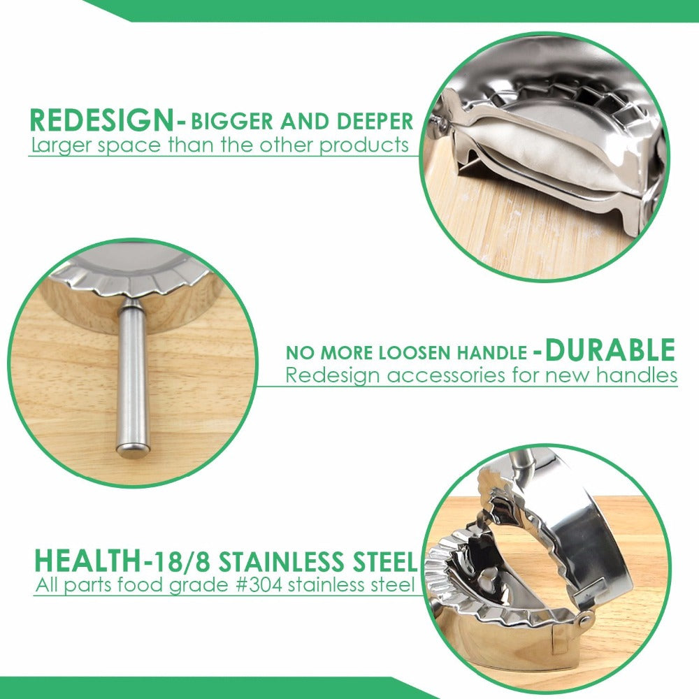 A Versatile Mold for Making Ravioli And Dumplings, This Stainless Steel Pastry Press Features a Precise Design, Perfect for Crafting Homemade Pasta in Your Kitchen