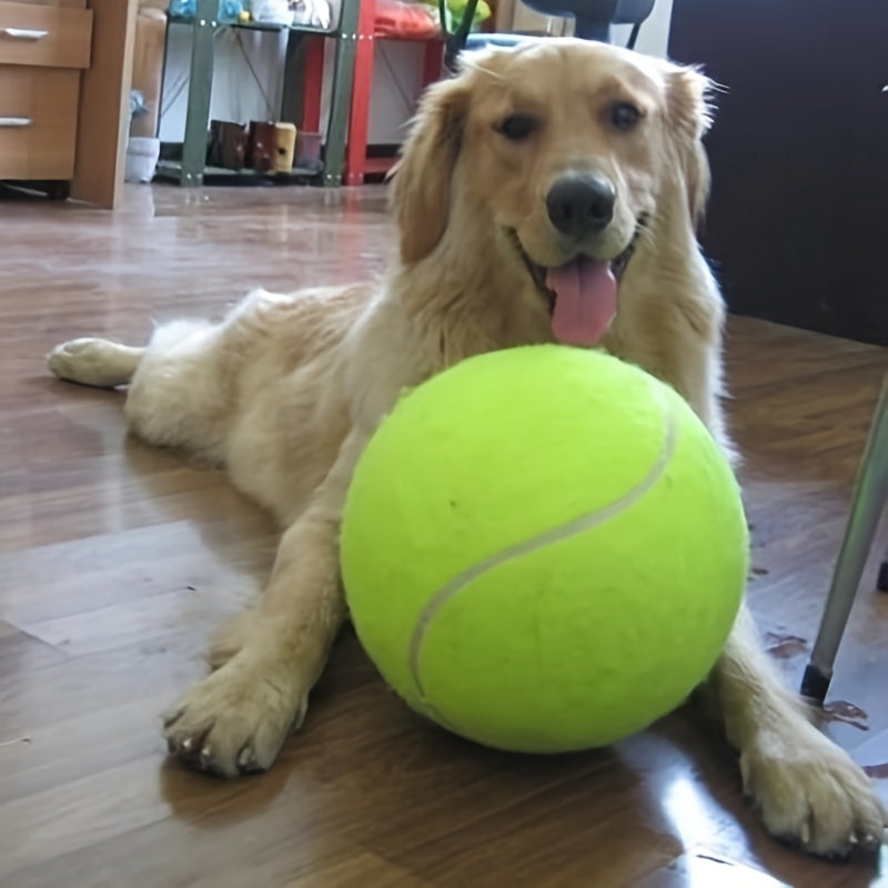 1pc Pet Tennis Ball, 24cm/9.5in Dog Tennis Ball Thrower for Training, Interactive Dog Toys