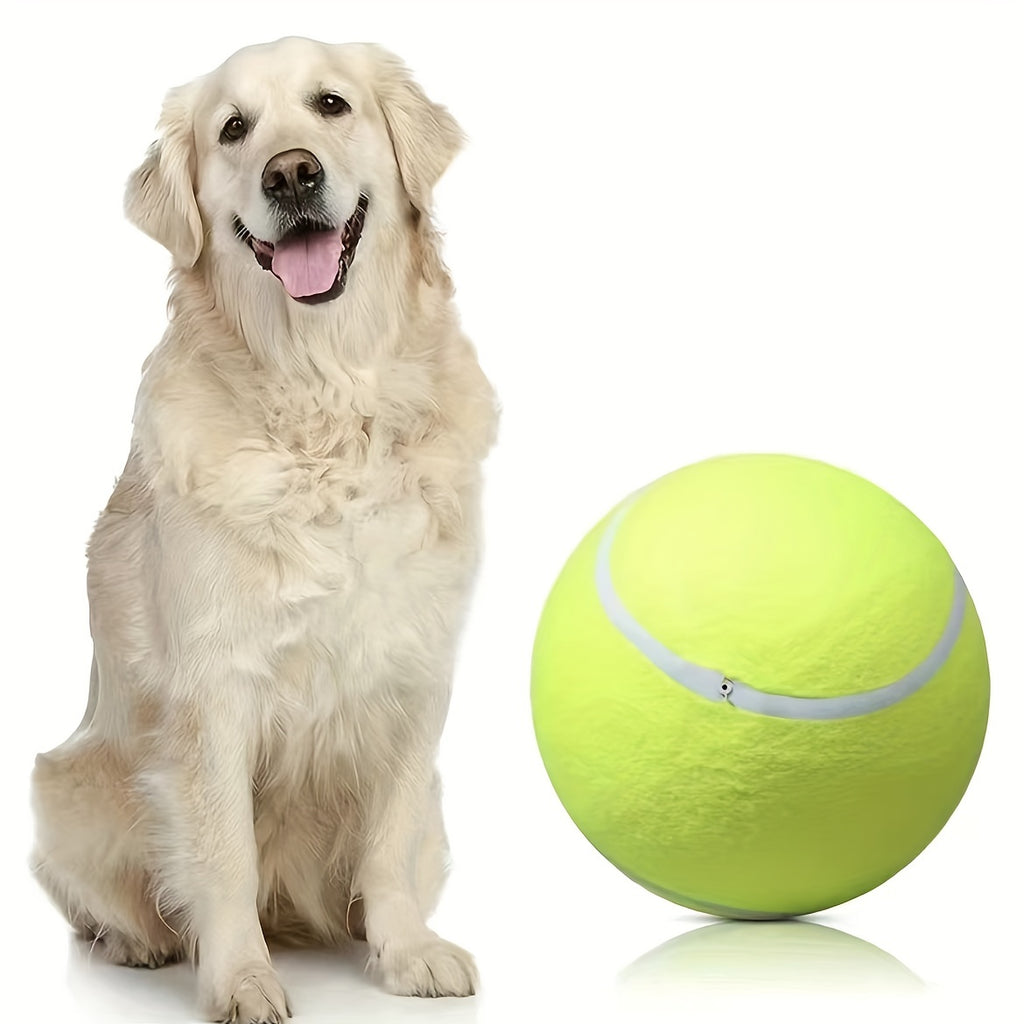 1pc Pet Tennis Ball, 24cm/9.5in Dog Tennis Ball Thrower for Training, Interactive Dog Toys