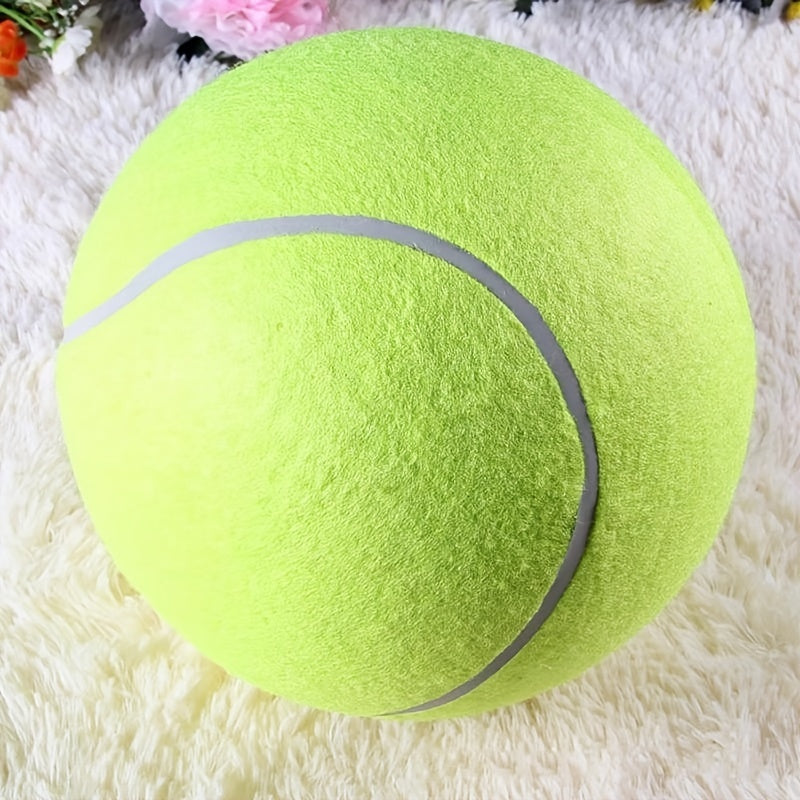 1pc Pet Tennis Ball, 24cm/9.5in Dog Tennis Ball Thrower for Training, Interactive Dog Toys
