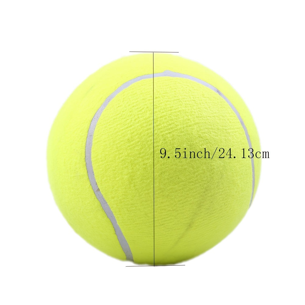 1pc Pet Tennis Ball, 24cm/9.5in Dog Tennis Ball Thrower for Training, Interactive Dog Toys