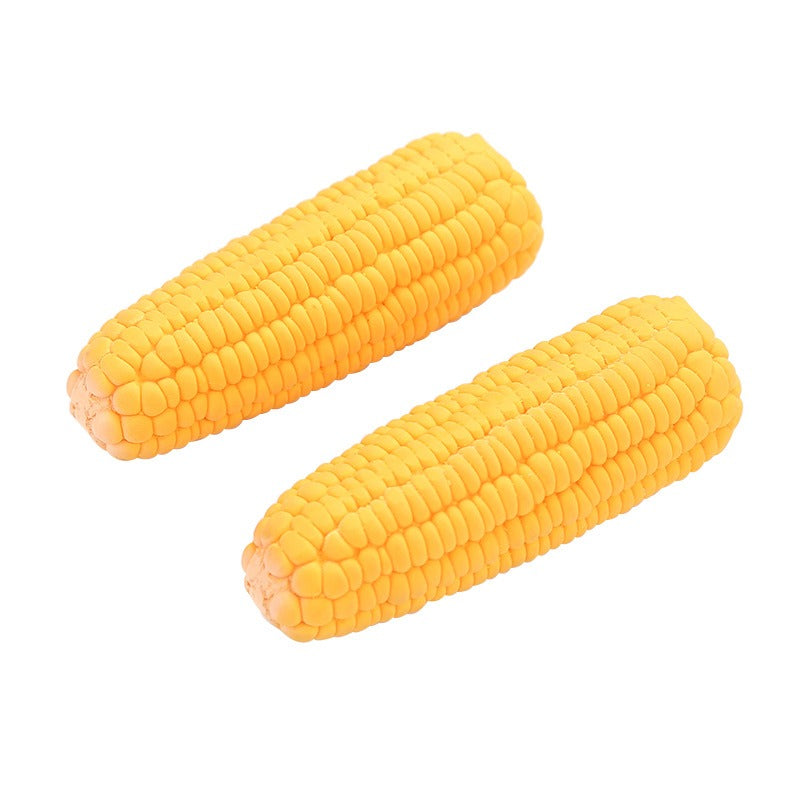 New Pet Toys Squeak Toys Latex Corn Shape Puppy Dogs Toy Pet Supplies Training Playing Chewing Dog Toys for Small Dogs