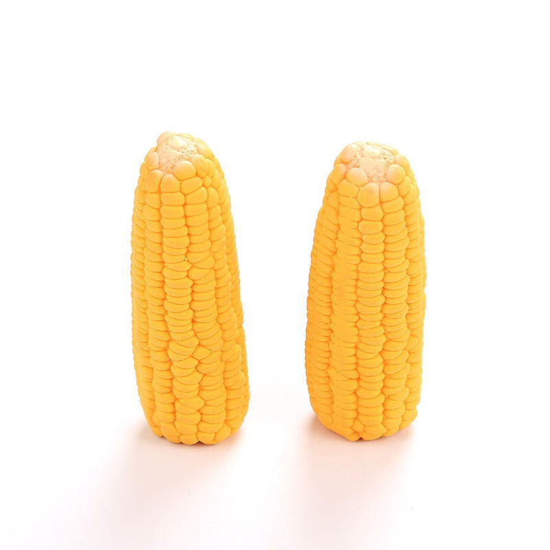 New Pet Toys Squeak Toys Latex Corn Shape Puppy Dogs Toy Pet Supplies Training Playing Chewing Dog Toys for Small Dogs