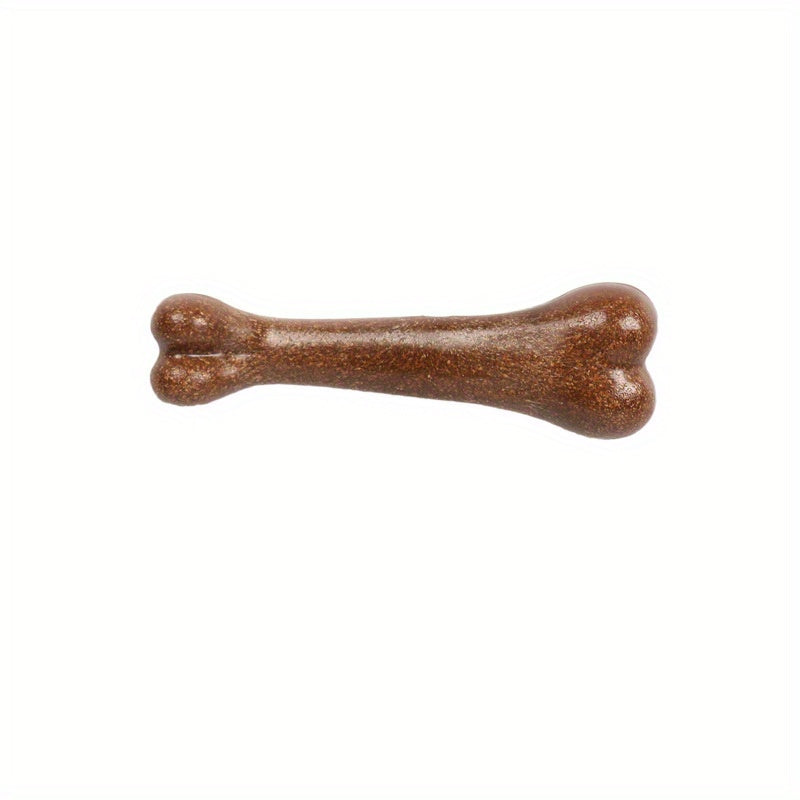 Beef-Flavored Durable Chew Toy for Dogs - Interactive Bone Design, Tough & Safe for All Breeds, Promotes Dental Health & Playtime Fun, Pet Dental Care | Engaging Pet Toy | Durable Polypropylene, Dog Toys for Aggressive Chewer