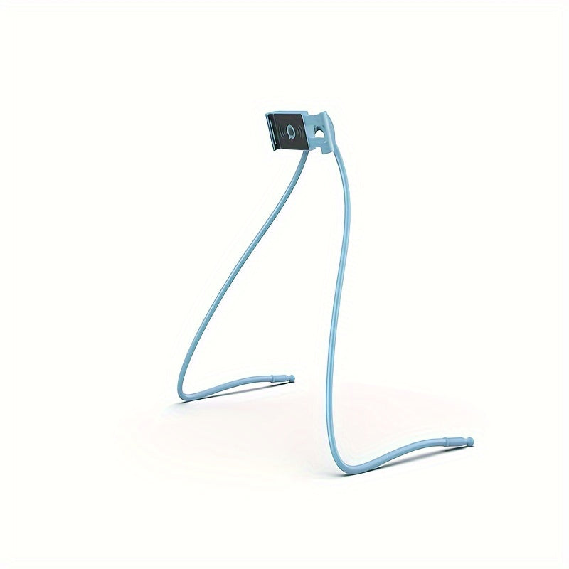 55cm Tall Adjustable Bendable Overhead Smartphone and Tablet Stand - Universal Lazy Holder with Sturdy TPU Frame for Bedside and Living Room - Water-Resistant, Convenient and Space-Saving Home and Office Essential