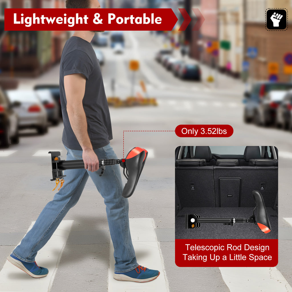 Compatible for Xiaomi M365/M365 Pro Electric Scooter Seat - Height-Adjustable with Soft PU Cushion & Breathable Cover, Heavy-Duty Aluminum Alloy Frame, Fit for /, Easy Installation ()