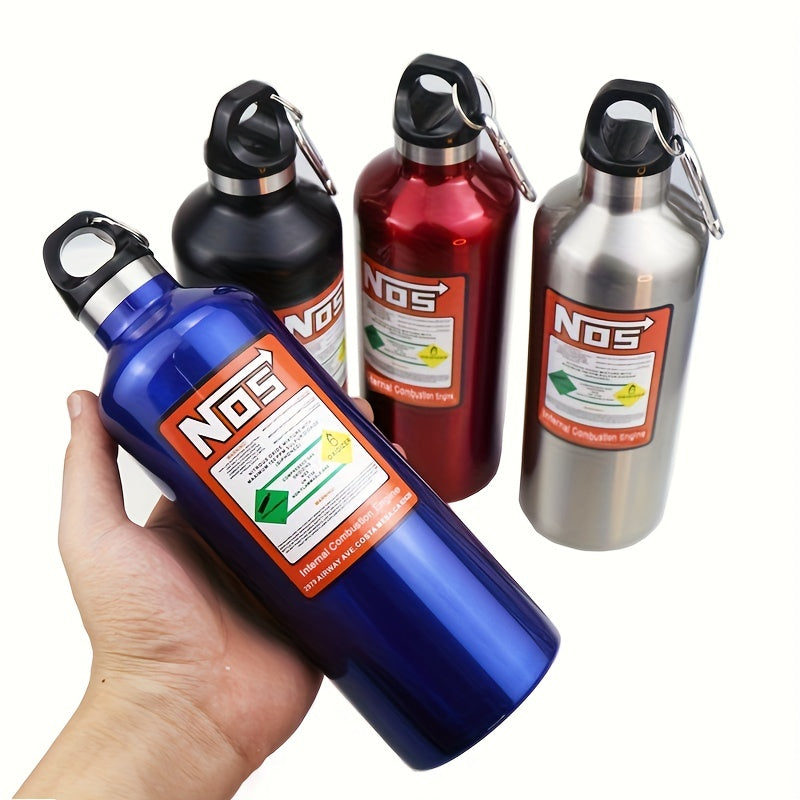 Bicycle Insulation Cup, NOS Nitrogen Cylinder Vacuum Stainless Steel Kettle, 16.91oz High-capacity Travel Sports Bottle Water Cup