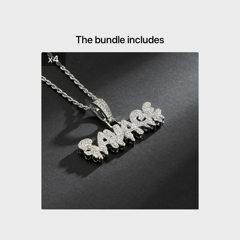 Men's Punk Classic Luxury with Synthetic Cubic Zirconiaia Pendant Hip Hop Gothic Cool Men's Necklace Fashion Jewelry Accessories Gift Jewelry