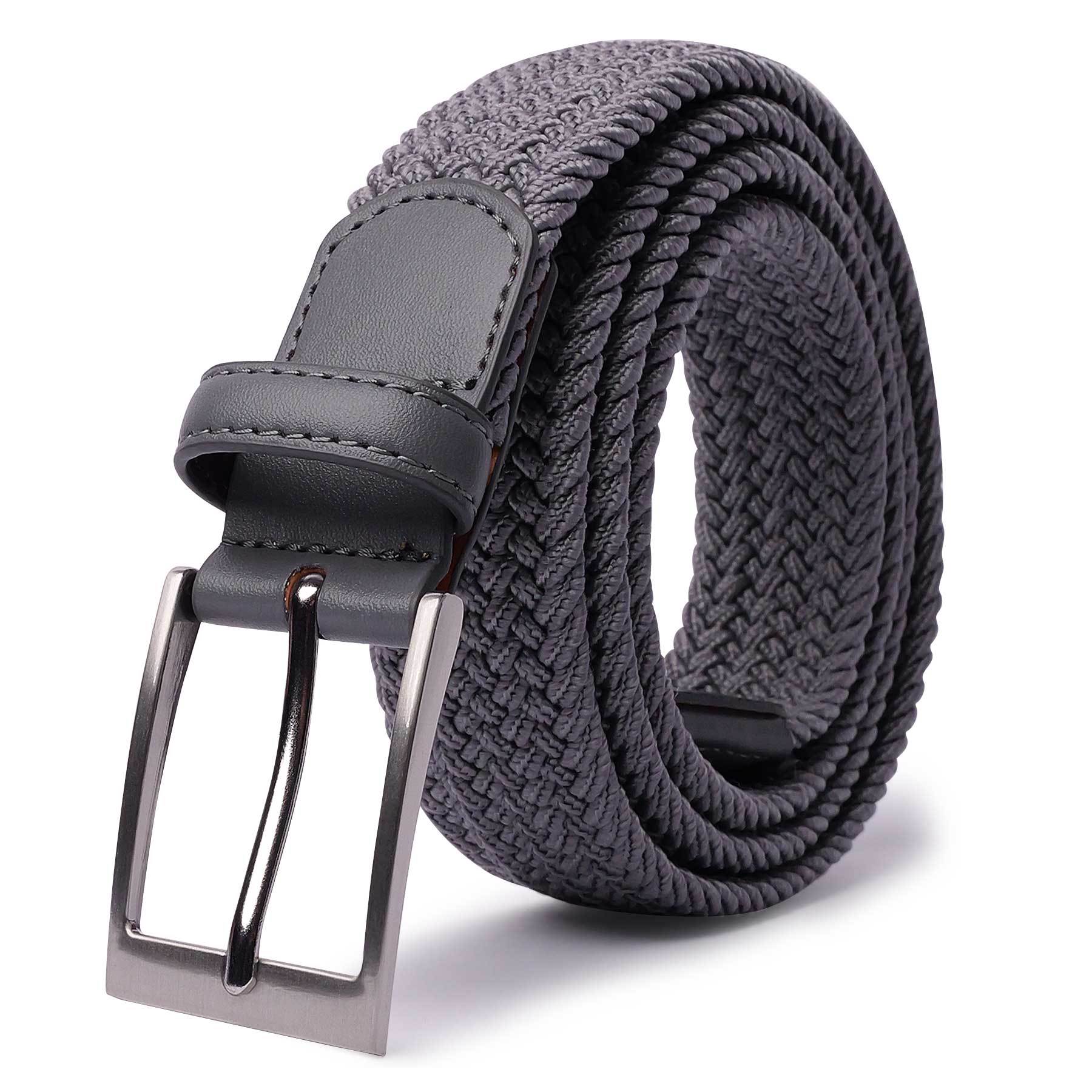 Woven Stretch Belts Made of Braided Elastic for Men And Women, Suitable for Casual Pants, Jeans, And Golf Shirts