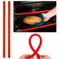 (2pc) Heat Resistant Oven Rack Shields - 14in Long Silicone Protectors Prevent Burns and Protect Food Grade Oven Racks