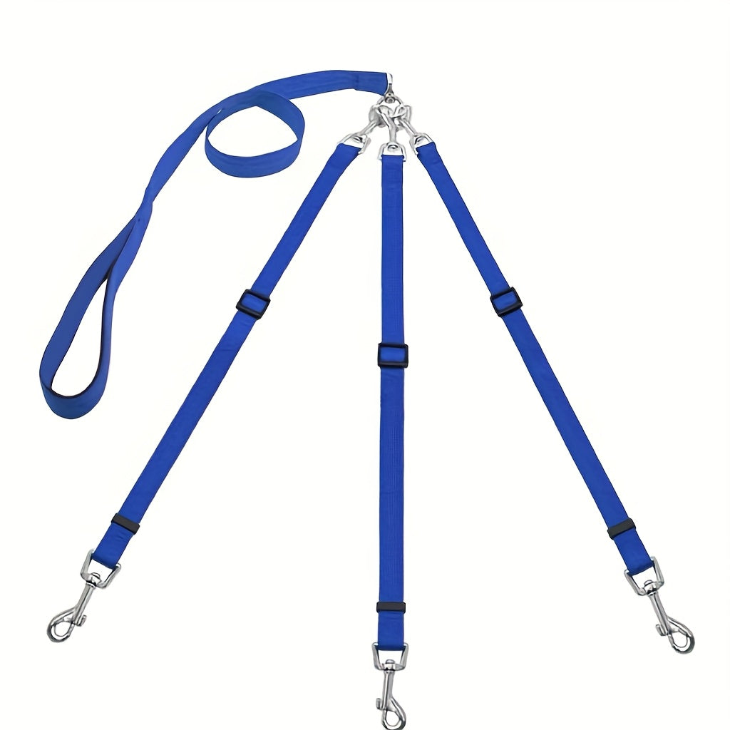 Adjustable No-Pull Dog Leash Suitable for Outdoor Walking & Car Travel - 3-Way Car Seat Belt Harness for Dogs, for Hiking, Camping, Vehicle Rides