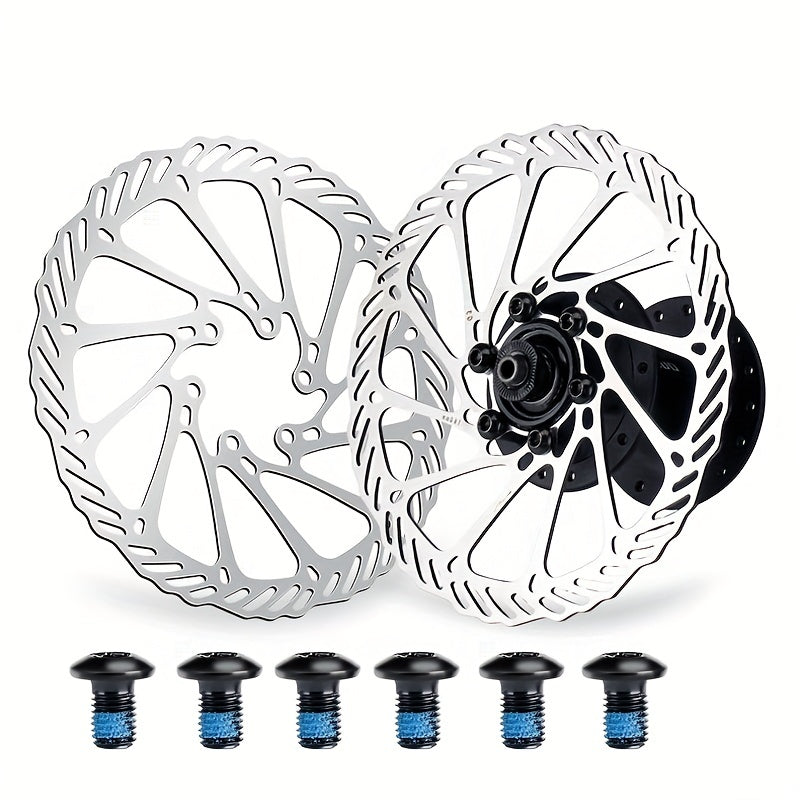 Bicycle Ultralight Brake Disc 160MM-180MM MTB Bike Disc Brake Pad Cassette Brake Disc With Screws