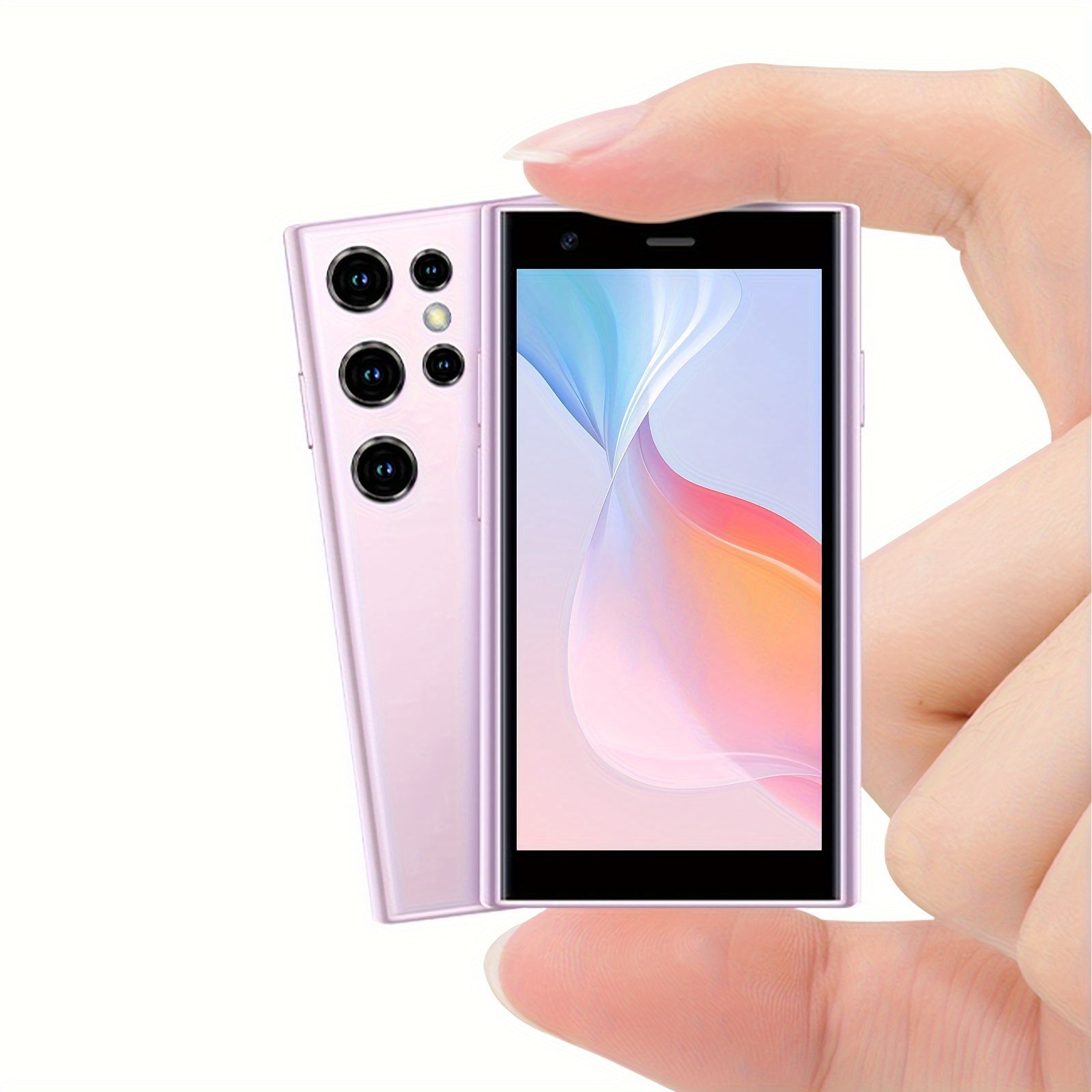 Mini Smartphone 3G Unlocked Mini Phone Kid's Smartphone 3.0'' HD Touch Screen World's Smallest Phone 1000mAh Battery Dual SIM Little Mobile Phone with Face ID Pocket Youngsters Cellphone 2GB+16GB Best Backup Phone Best Creati