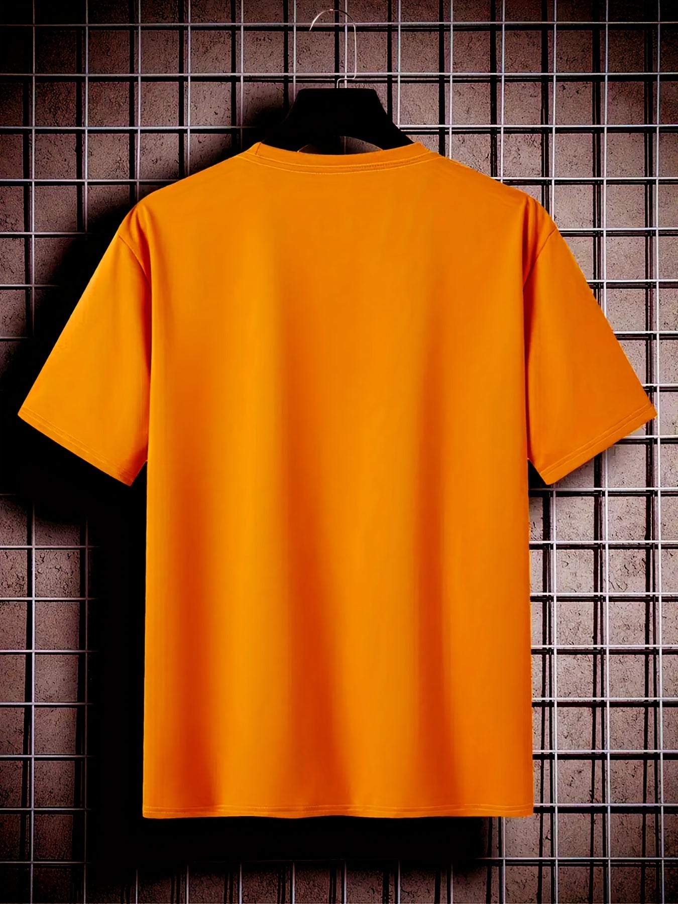 Plus Size Men's Trendy Cross Graphic Tees, Comfy Stretch Breathable T-shirts For Summer, Oversized Loose Men's Clothings