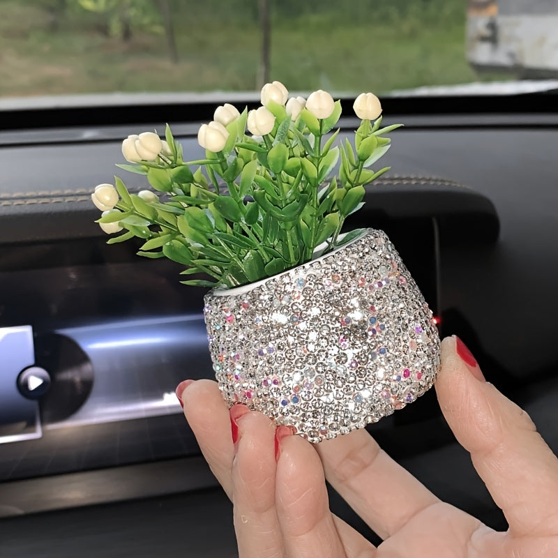 Schimmernde Glamour Auto-Aromatherapie-Ornamente – Belebende Düfte für luxuriöse Innenausstattung für Frauen
