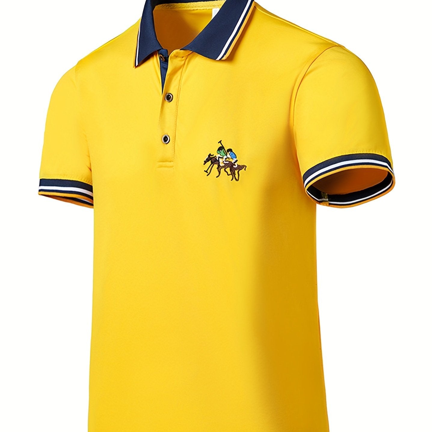 Plus Size Men'S Polo Shirts, Loose Elastic Comfortable Causal Short Sleeve for Business Formal Occasions Gifts