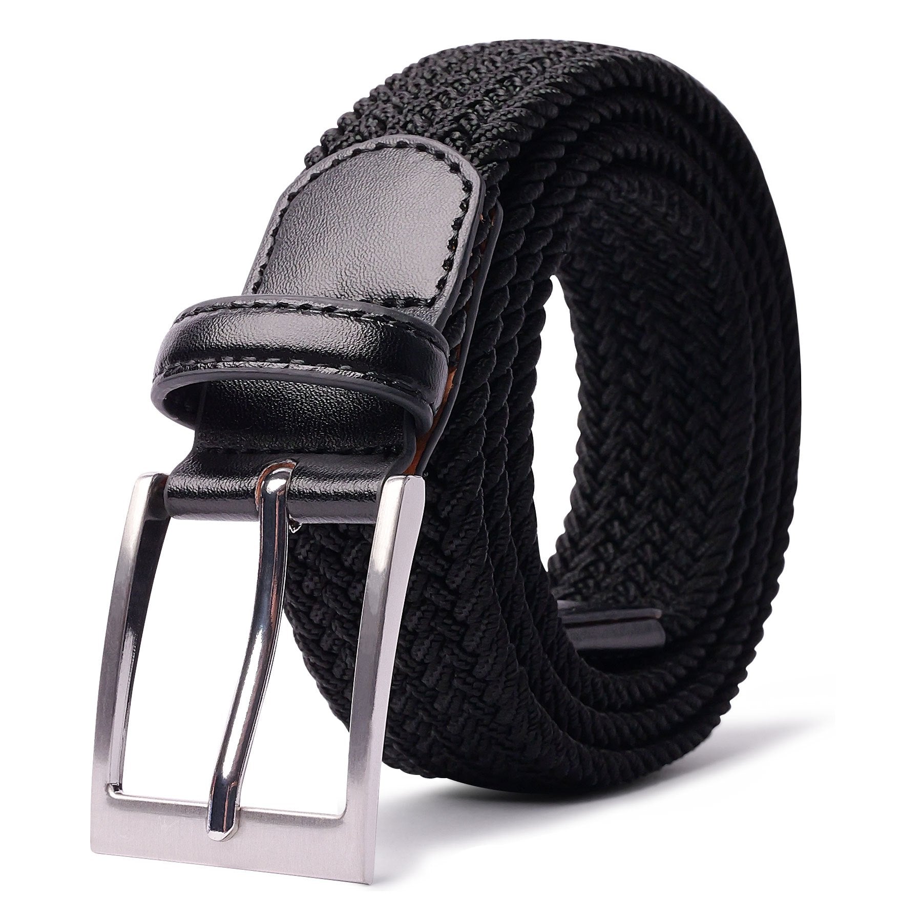 Woven Stretch Belts Made of Braided Elastic for Men And Women, Suitable for Casual Pants, Jeans, And Golf Shirts