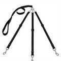Adjustable No-Pull Dog Leash Suitable for Outdoor Walking & Car Travel - 3-Way Car Seat Belt Harness for Dogs, for Hiking, Camping, Vehicle Rides