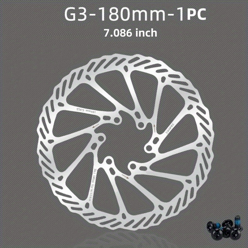 Bicycle Ultralight Brake Disc 160MM-180MM MTB Bike Disc Brake Pad Cassette Brake Disc With Screws