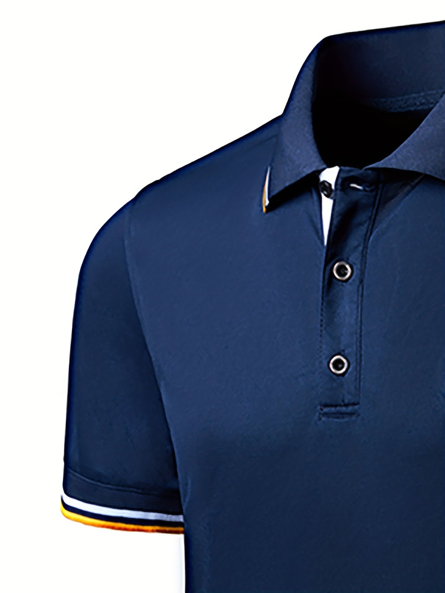 Plus Size Men'S Polo Shirts, Loose Elastic Comfortable Causal Short Sleeve for Business Formal Occasions Gifts