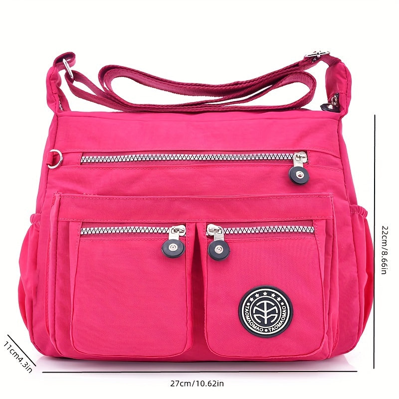 Women's Single Shoulder Crossbody Bag Lightweight Nylon Cloth Bag Casual Women's Bag