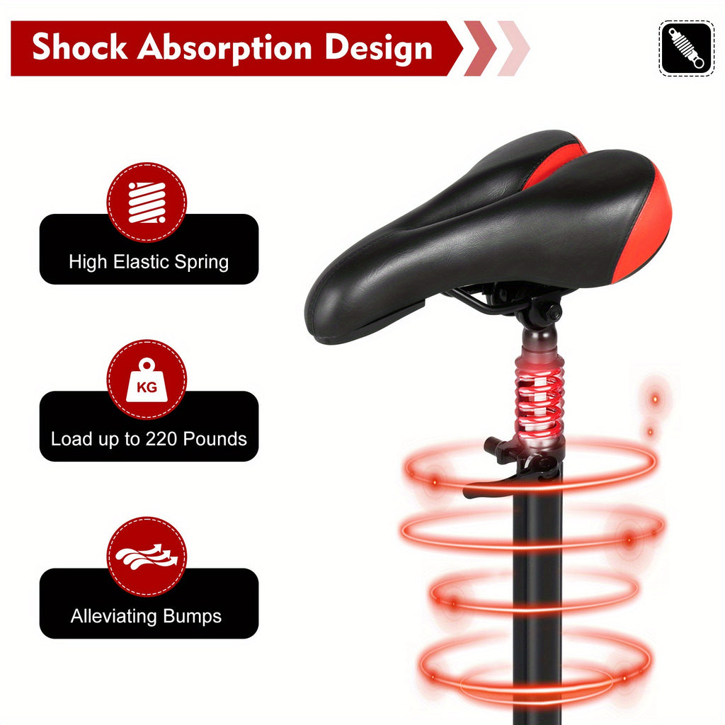 Compatible for Xiaomi M365/M365 Pro Electric Scooter Seat - Height-Adjustable with Soft PU Cushion & Breathable Cover, Heavy-Duty Aluminum Alloy Frame, Fit for /, Easy Installation ()