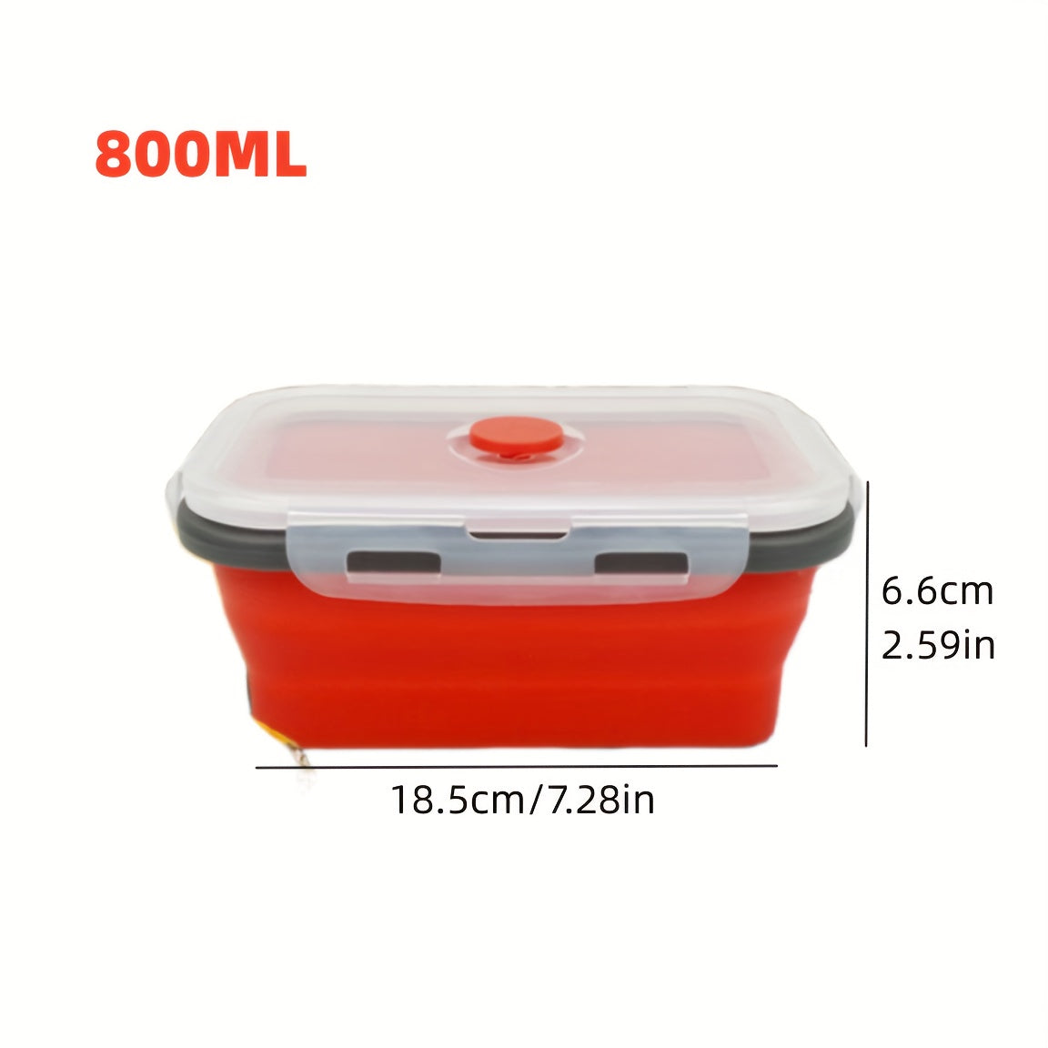 Collapsible Silicone Food Storage Containers - Microwave, Freezer & Dishwasher Safe Lunch Box with Stackable Meal Prep Containers Suitable for Leftovers, -the- Meals
