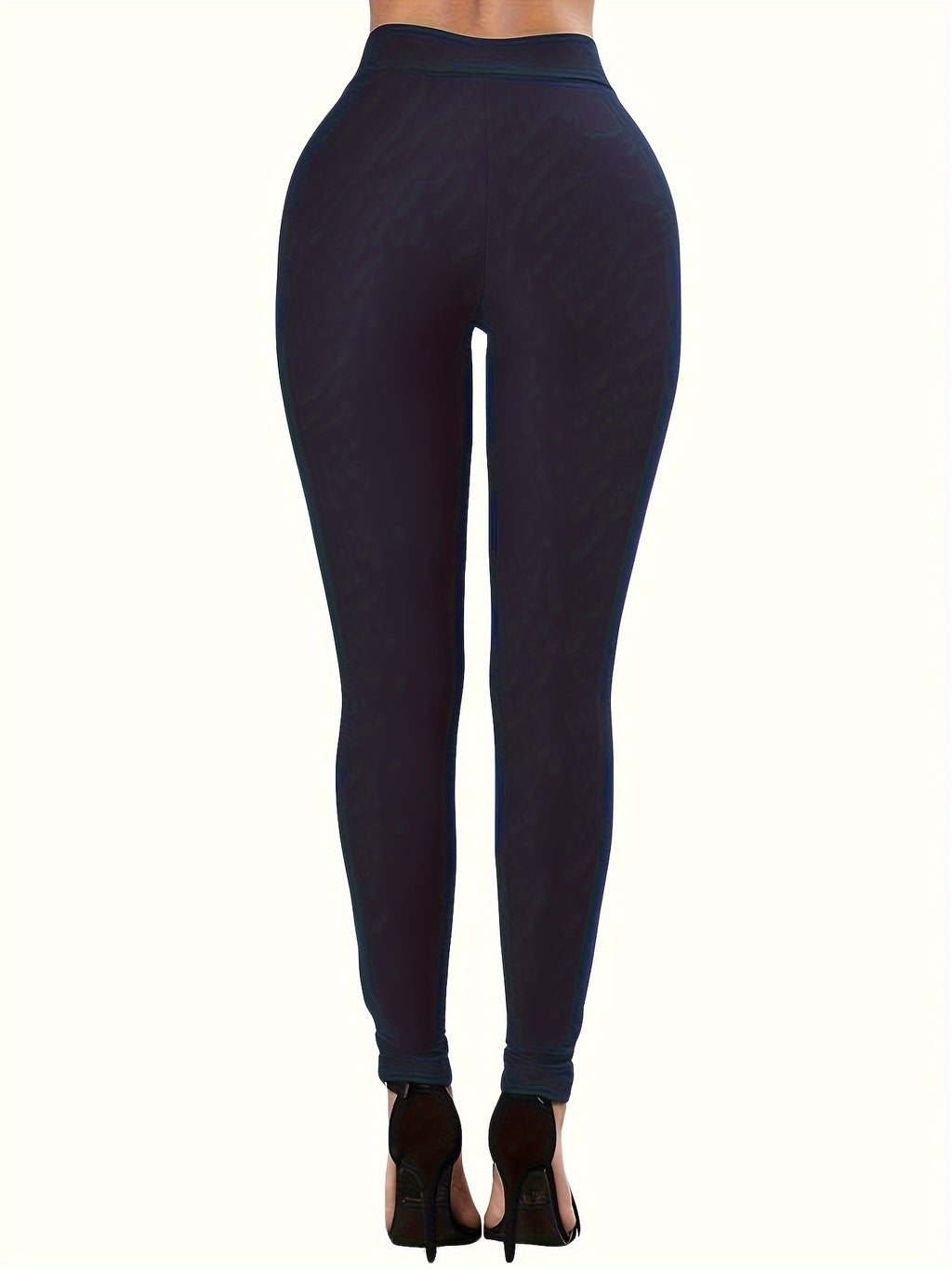 Autumn/Winter European and American Style Sexy Strappy Leggings with Double Rows of Eyelets, Cross-Over Ties, Solid Color Slim-Fit Ankle Pants for Women