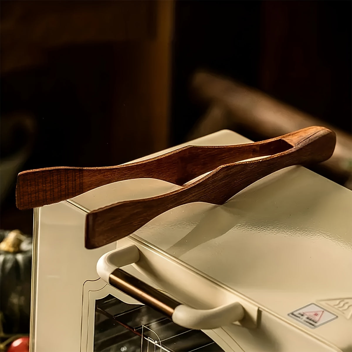 Food Clip Kitchen High Temperature Resistant Solid Wood Steak Clip Food Fruit Bread Fried Barbecue Tool Clip Noodle Clip 1