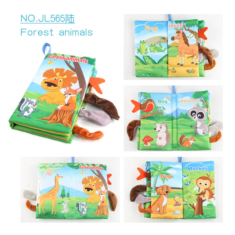 [Touch Feel Books] Touch Feel Cloth Books | Crinkle Soft Sensory Toys | Christmas Stocking Stuffers Gifts