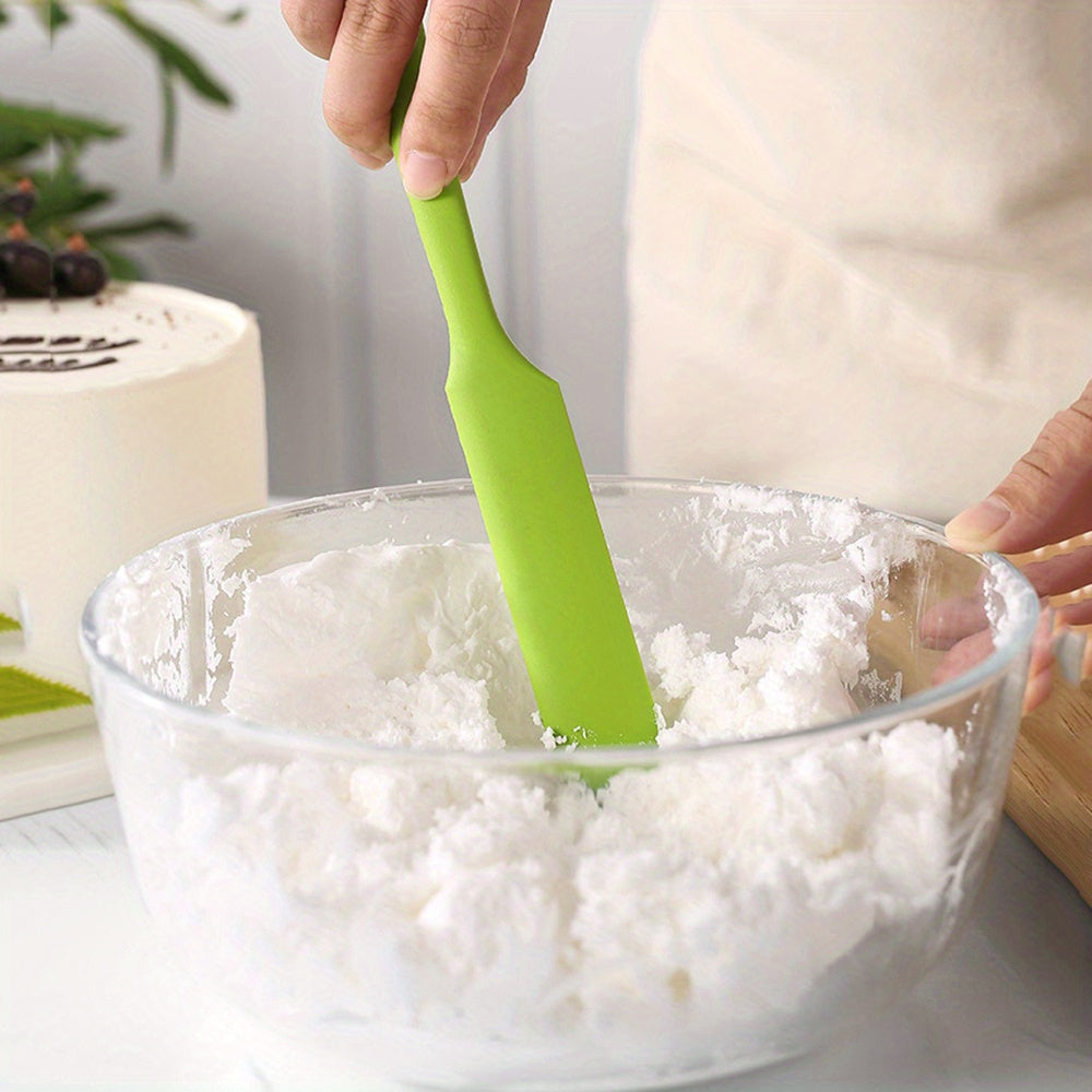 1pc, Silicone Jar Spatula, Non-Stick Icing Spatula, Food Grade Silicone, Heat Resistant, Baking Tools, Kitchen Gadgets, Kitchen Accessories