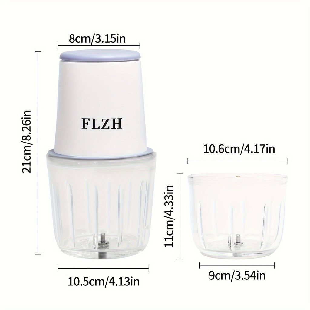 7.4v-20.29oz Multifunctional Electric Meat Grinder - Perfect for Grinding Meat, Garlic, and Making Complementary Food